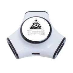 Illuminati 3-port Usb Hub by Valentinaart