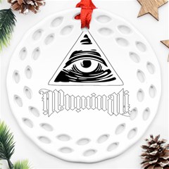 Illuminati Ornament (round Filigree) by Valentinaart