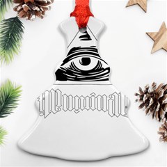 Illuminati Ornament (christmas Tree)  by Valentinaart