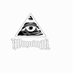 Illuminati Small Garden Flag (two Sides) by Valentinaart