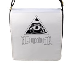 Illuminati Flap Messenger Bag (l)  by Valentinaart