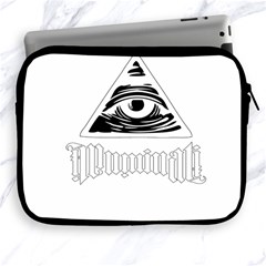 Illuminati Apple Ipad 2/3/4 Zipper Cases by Valentinaart