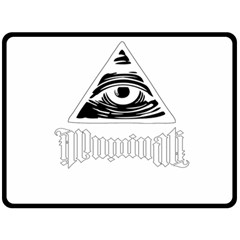 Illuminati Double Sided Fleece Blanket (large)  by Valentinaart