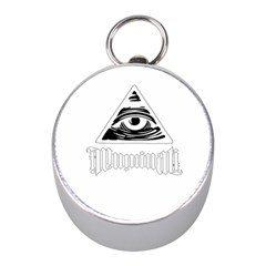 Illuminati Mini Silver Compasses by Valentinaart