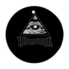 Illuminati Ornament (round) by Valentinaart