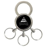 Illuminati 3-Ring Key Chains Front