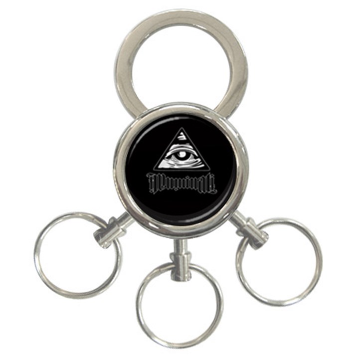 Illuminati 3-Ring Key Chains