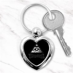 Illuminati Key Chains (heart)  by Valentinaart