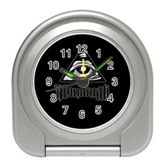 Illuminati Travel Alarm Clocks by Valentinaart