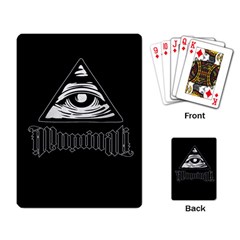 Illuminati Playing Card by Valentinaart