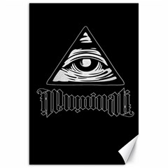 Illuminati Canvas 20  X 30   by Valentinaart