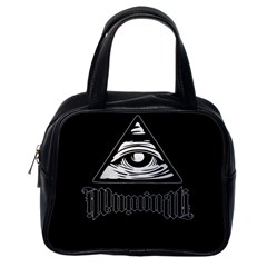 Illuminati Classic Handbags (one Side) by Valentinaart