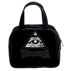 Illuminati Classic Handbags (2 Sides) by Valentinaart