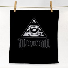 Illuminati Face Towel by Valentinaart