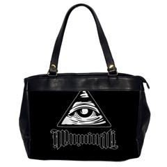 Illuminati Office Handbags (2 Sides)  by Valentinaart