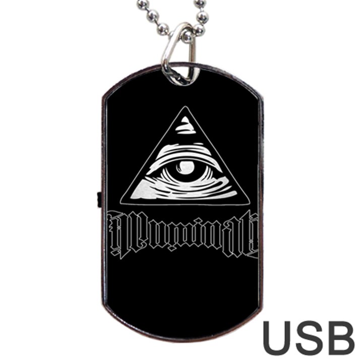 Illuminati Dog Tag USB Flash (Two Sides)