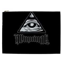 Illuminati Cosmetic Bag (xxl)  by Valentinaart