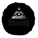 Illuminati Large 18  Premium Round Cushions Front