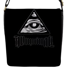 Illuminati Flap Messenger Bag (s) by Valentinaart