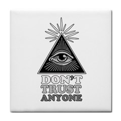 Illuminati Tile Coasters by Valentinaart