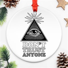 Illuminati Ornament (round) by Valentinaart