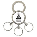 Illuminati 3-Ring Key Chains Front