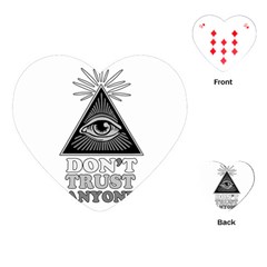 Illuminati Playing Cards (heart)  by Valentinaart