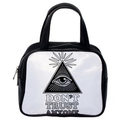 Illuminati Classic Handbags (one Side) by Valentinaart