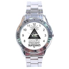 Illuminati Stainless Steel Analogue Watch by Valentinaart