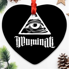 Illuminati Ornament (heart) by Valentinaart