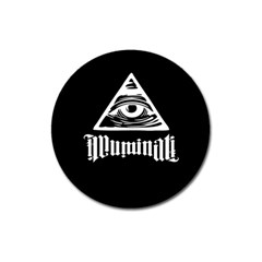 Illuminati Magnet 3  (round) by Valentinaart