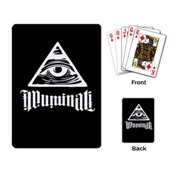 Illuminati Playing Card by Valentinaart