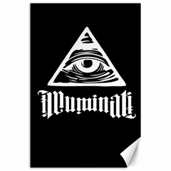 Illuminati Canvas 24  X 36  by Valentinaart