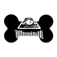 Illuminati Dog Tag Bone (one Side) by Valentinaart