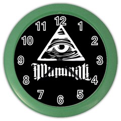 Illuminati Color Wall Clocks by Valentinaart