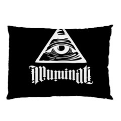 Illuminati Pillow Case by Valentinaart