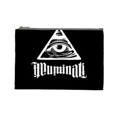 Illuminati Cosmetic Bag (large)  by Valentinaart