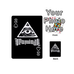 Illuminati Playing Cards 54 (mini)  by Valentinaart