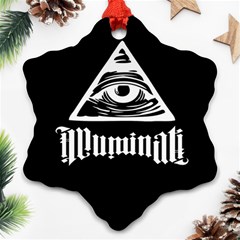 Illuminati Ornament (snowflake) by Valentinaart