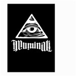 Illuminati Small Garden Flag (Two Sides) Back