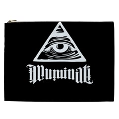 Illuminati Cosmetic Bag (xxl)  by Valentinaart