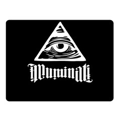 Illuminati Double Sided Fleece Blanket (small)  by Valentinaart