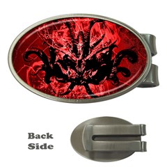 Scary Background Money Clips (oval)  by dflcprints