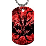 Scary Background Dog Tag (One Side) Front