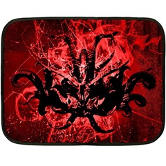 Scary Background Fleece Blanket (mini) by dflcprints