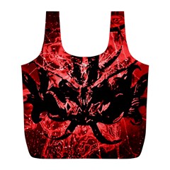 Scary Background Full Print Recycle Bags (l)  by dflcprints