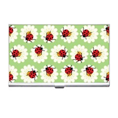 Ladybugs Pattern Business Card Holders by linceazul