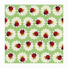 Ladybugs Pattern Medium Glasses Cloth by linceazul