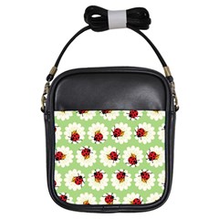 Ladybugs Pattern Girls Sling Bags by linceazul