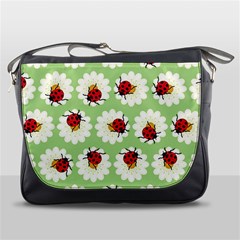 Ladybugs Pattern Messenger Bags by linceazul